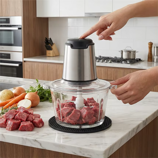 Electric Food Chopper – Quick & Easy Kitchen Prep Gadget