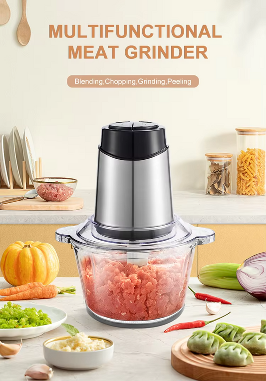 Electric Food Chopper – Quick & Easy Kitchen Prep Gadget