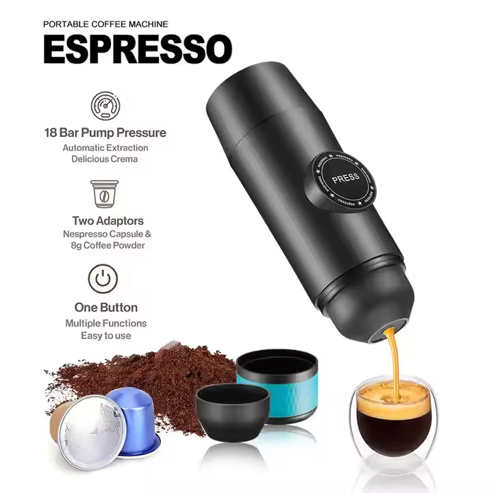Portable Electric Espresso Coffee Maker